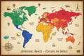 world map for travelers